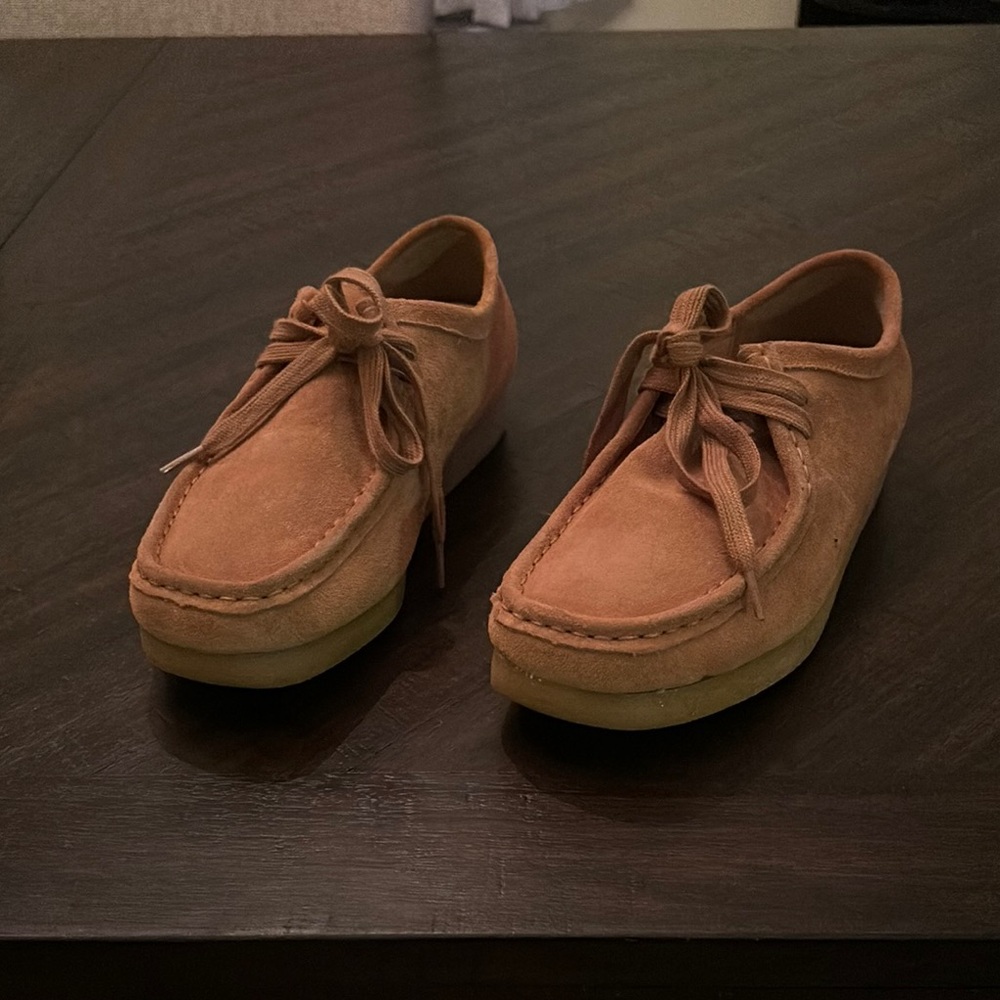Tan Suede Moccasin Shoes